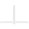 Ekena Millwork Eugene Architectural Grade PVC Gable Bracket, 84"W x 52 1/2"H x 4"D x 4"F, 15/12 Pitch GBP084X53X0404EUG00 - alternate 5